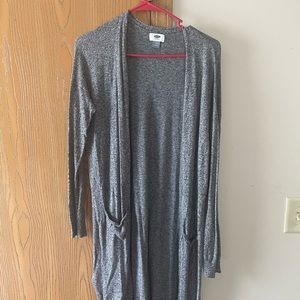 Heather grey cardigan from old navy